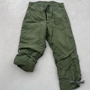 Vintage Military Surplus Insulated Pants